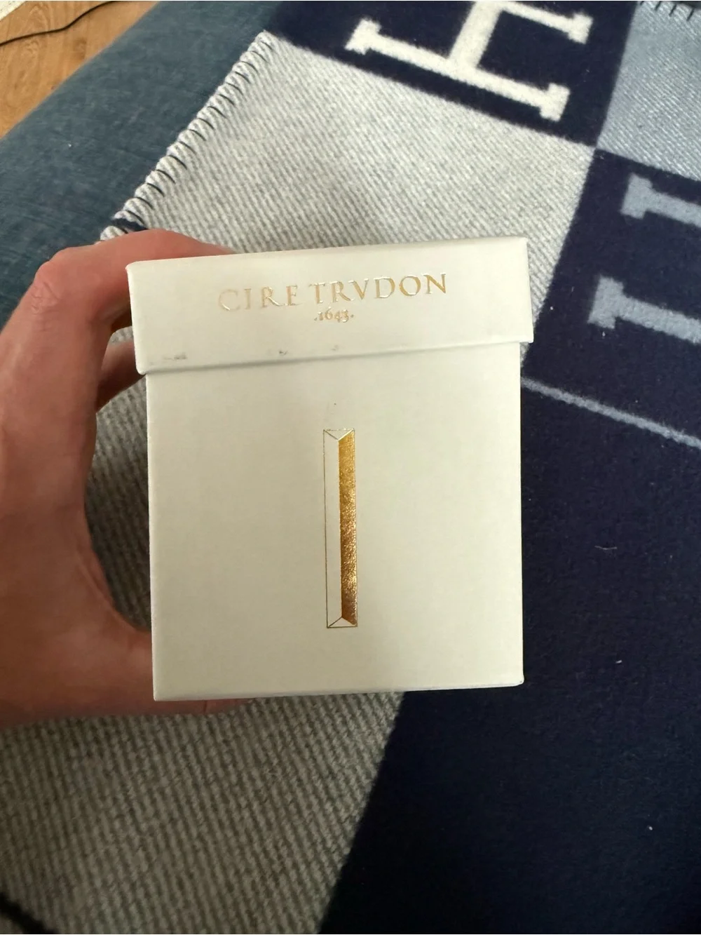 Cire Trudon SIX cancel White Box with Gold Foil Detailing